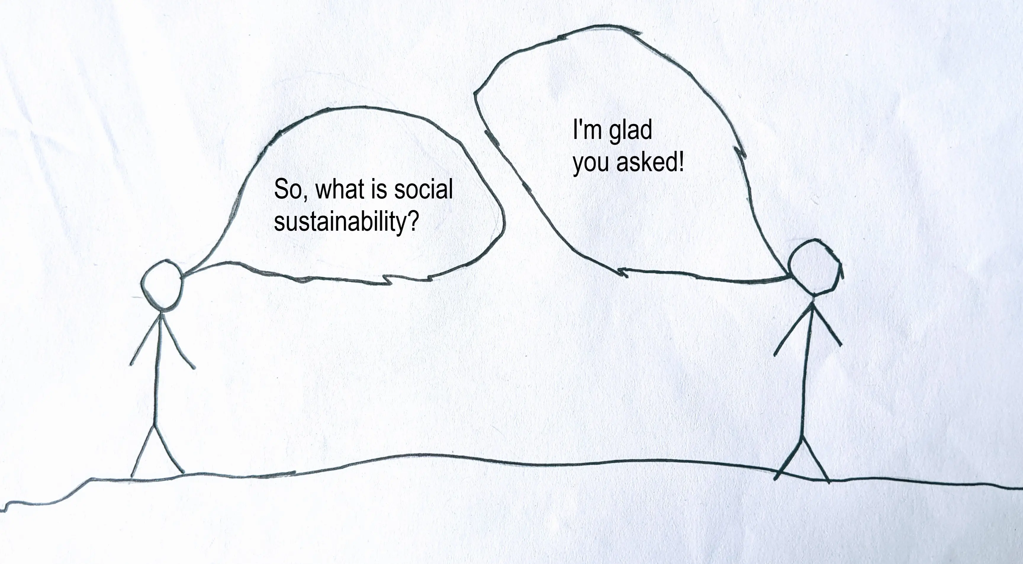 cartoon of two people talking cartoon of two people talking